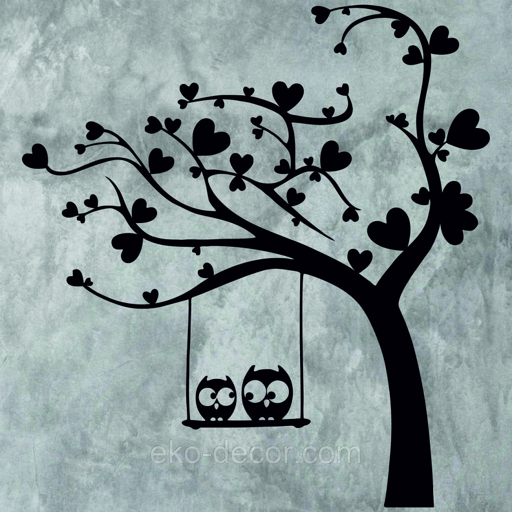 Декоративное настенное Панно «Совы на ветке», Декор на стену Киев - изображение 4