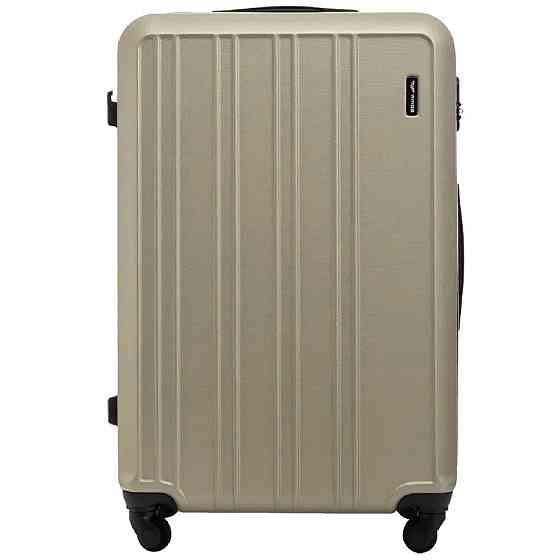 Валіза пластикова WINGS HRR01 велика 75 см шампань Київ