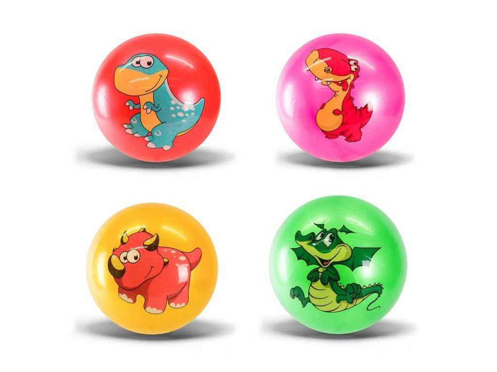 Мяч резиновый размер 23см 9 вес 60г микс арт.RB24154 ТМ 7TOYS Киев - изображение 1