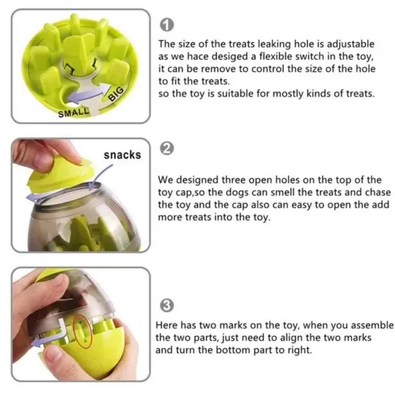 Игрушка для питомцев стакан с отверстием для еды Eating Sport Коломыя