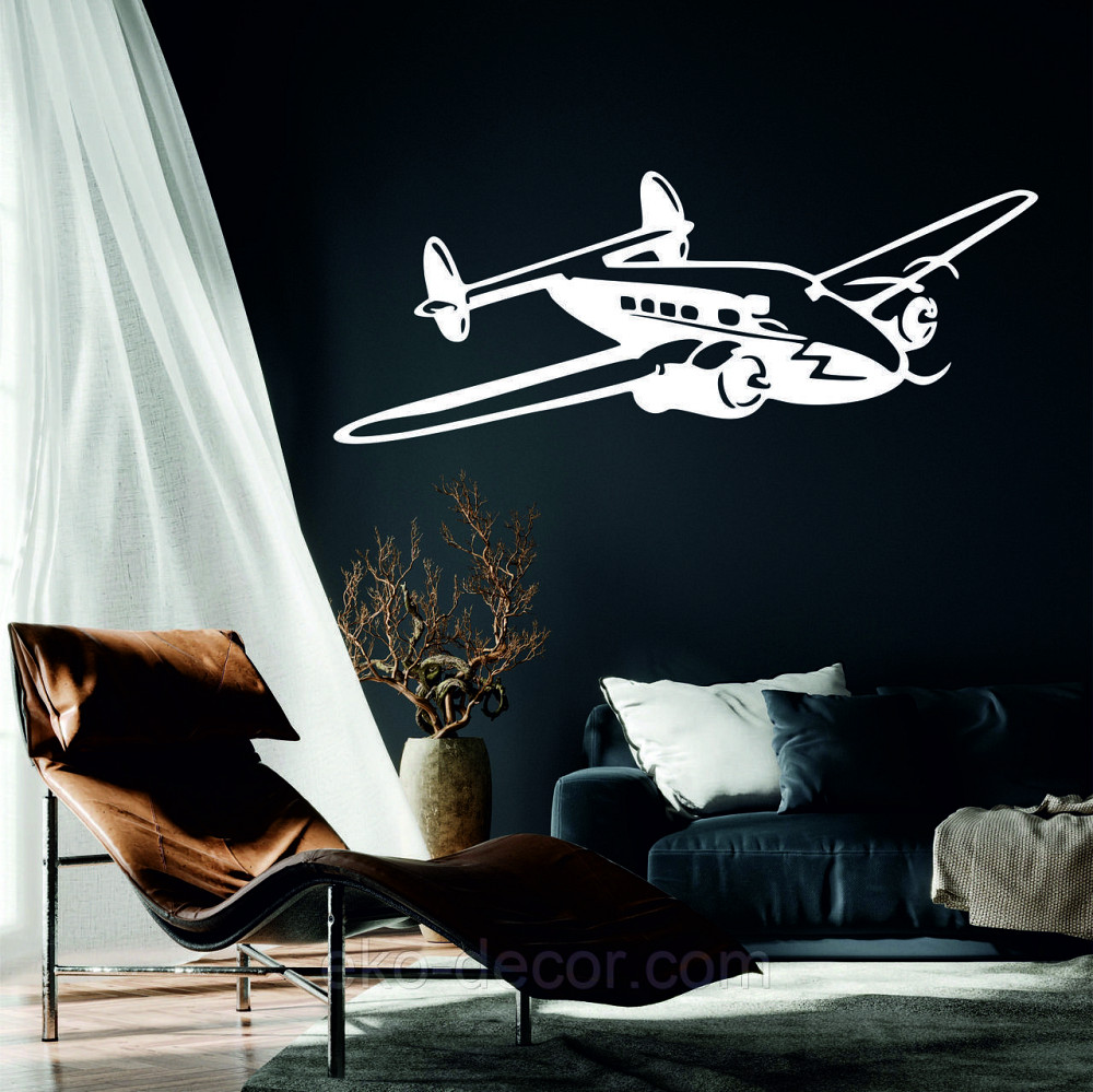 Декоративне настінне Панно «Літак», Декор на стіну Київ - фото 5