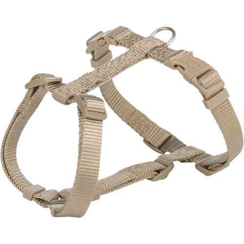 Шлей Trixie Premium H-harness для собак XS–S 30–44 см 10 мм песочный Киев
