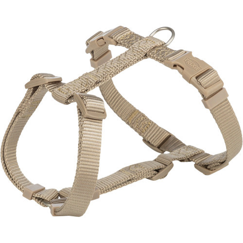 Шлей Trixie Premium H-harness для собак XS–S 30–44 см 10 мм песочный Киев - изображение 1