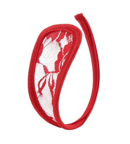 Труси без лямок мереживні one size червоний Київ - фото 2