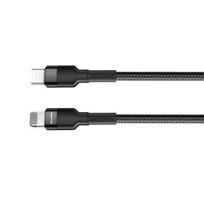 Дата кабель USB-C to Lightning 0.3m 3А black ColorWay (CW-CBPDCL054-BK) Вінниця