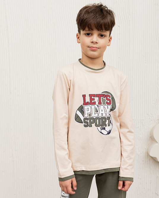 Піжама підліткова комплект зі штанами на хлопчика — Sport Tom John 89944 Київ - фото 2