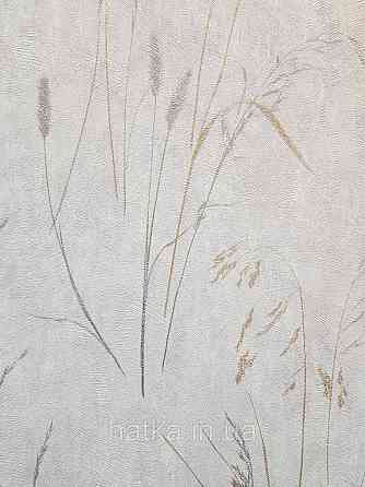 Шпалери метрові вінілові на флізеліні Sintra Vila прованс польові квіти рослини бузково сірі 533222 Київ