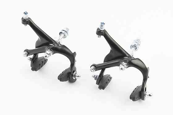 Гальмо ROAD V-brake кліщового типу, переднє+заднє, хід колодки 37-48мм, алюмінієве, чорне AR-2004D Киев