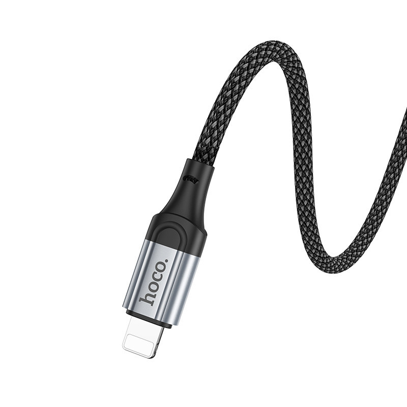 Аудiокабель HOCO UPA26 iP to 3.5mm male, nylon braid, 1m, Black Одеса - фото 6