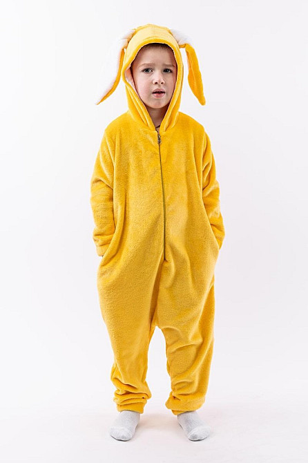 Кигурумі дитячий і підліток "Зайчик", жовтий топ 158 Київ - фото 1