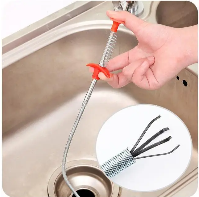 Крючок | Грабер для чистки труб тросик CLEANING HOOK (захват для СТО), 0.6м, телескопический зажим 6 Киев - изображение 5