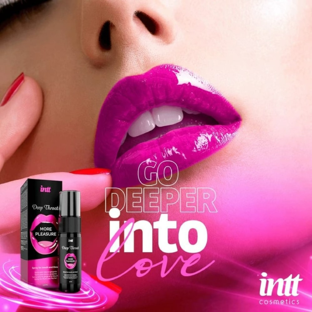 Спрей для оральных ласк Intt Deep Throat освежающая мята Sex Aura Киев - изображение 8