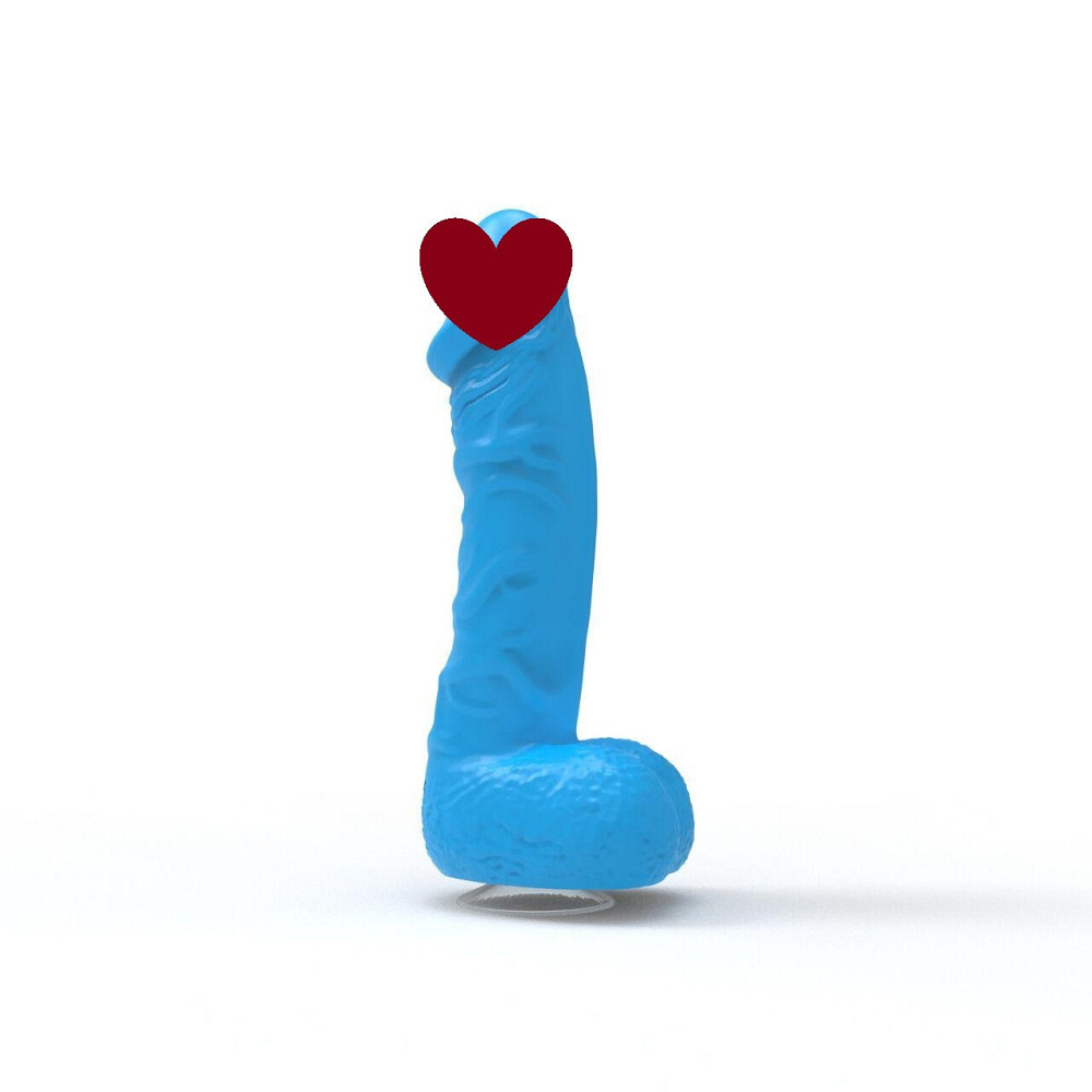 Крафтовое мыло-член с присоской Pure Bliss MINI Blue, натуральное Sex Aura Киев - изображение 1