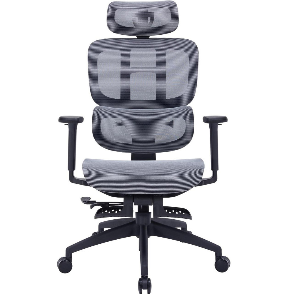 Крісло офісне Officepro Skyline Footrest Black/Dark Gray (OC750-B-DG-DG) ( 10681 ) Харків - фото 7