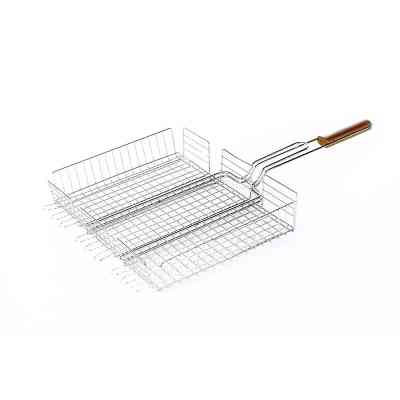 Решётка для гриля СИЛА з високим бортом 56x31x24x5,5см (960400) Винница