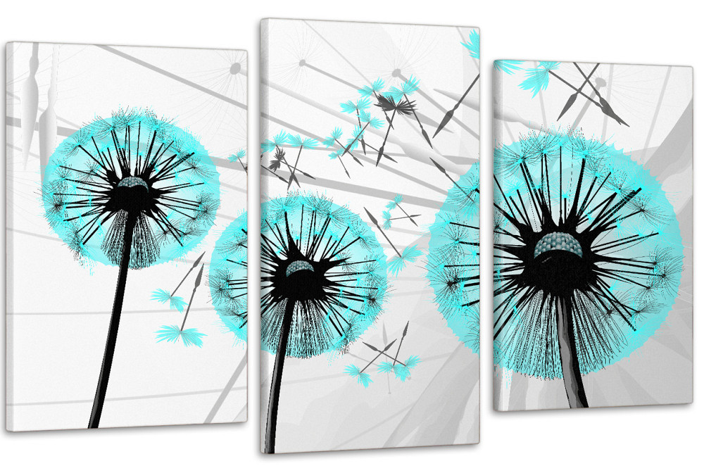 Модульная картина в гостиную / спальню Кульбаба   Art-633_3 70x130 см Киев - изображение 1