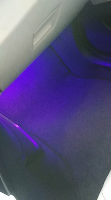 Світлодіодне підсвічування салону авто Синя Київ - фото 2