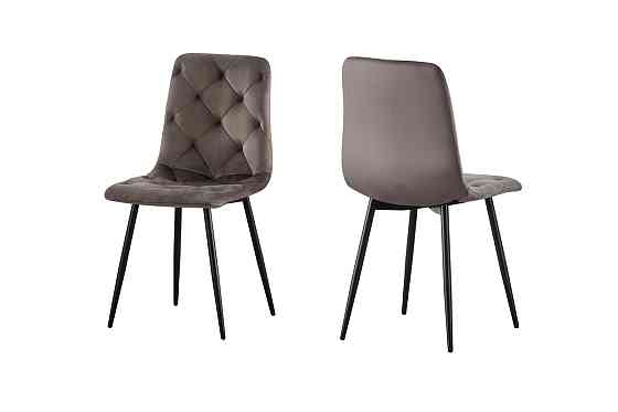 Стілець Трасті, чорний/ велюр брауні Київ