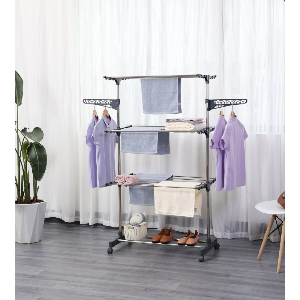 Сушилка для белья одежды напольная вертикальная Bonro B19 сушарка Киев - изображение 7