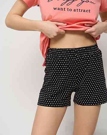 Женская пижама комплект с шортиками в горошек - Energy you Nicoletta 60183 M Киев