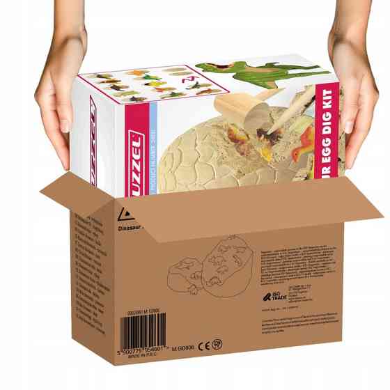 Набор для раскопки яйцо динозавра 12 шт Kruzzel (24981) Нововолынск