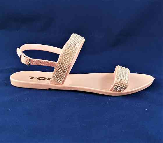 .Женские Сандалии Босоножки Бежевые Летние (размеры: 36,37,38) Днепр