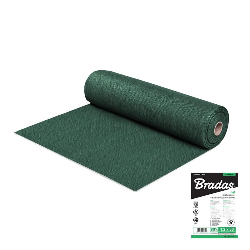 Затіняюча сіітка від сонця 80% 1х50м BRADAS Польща Київ - фото 1
