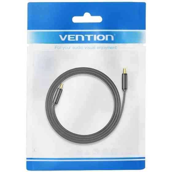 Кабель HDMI M - M, 2.0 м, V2.1, 8K 60Гц, плаский з обплетенням, Vention Винница