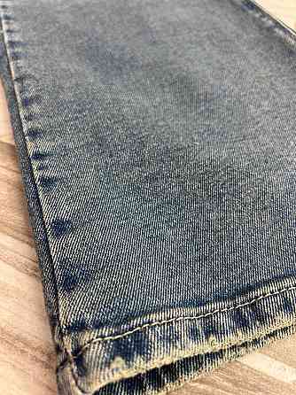 Джинси жіночі Zeo Basic 4741 palazzo jeans висока талія широкі палаццо стрейчеві вінтажні блакитні,  Одеса