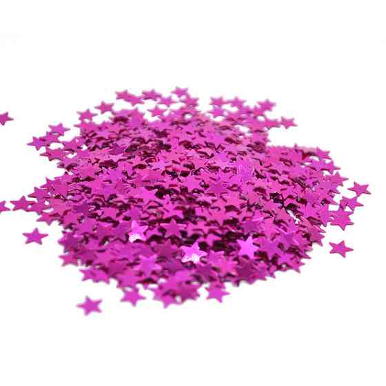 Конфетті із фольги Зірочки 10 г 1 см малиновий Київ