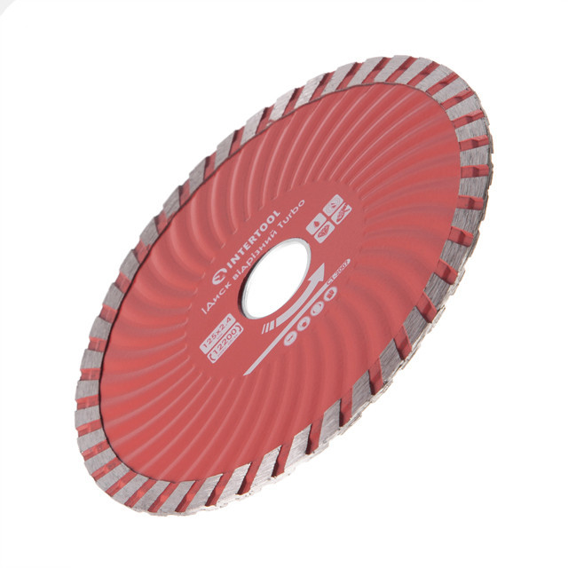 Диск відрізний алмазний Turbo, 125 мм, 22-24%, 12200 об/хв INTERTOOL CT-2007 Київ - фото 6