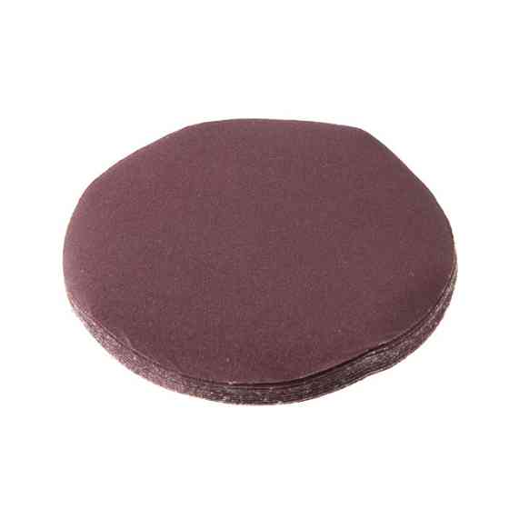 Круг наждачний на липучці 125 мм, папір клас E, щільність 220 г/м², К220, 10 од. INTERTOOL BT-0565 Київ