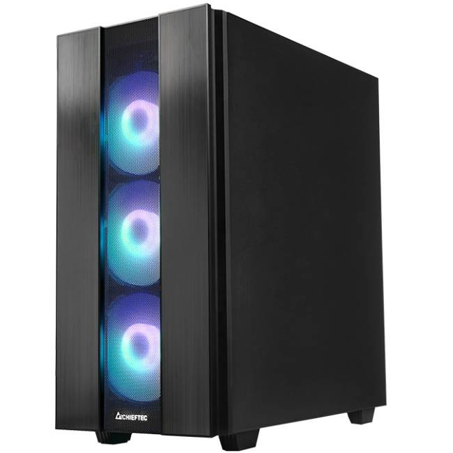 Корпус Chieftec HUNTER 2 GS-02B-OP 4x120mm A-RGB, USB-C, ATX, без БЖ, Black Вінниця - фото 5