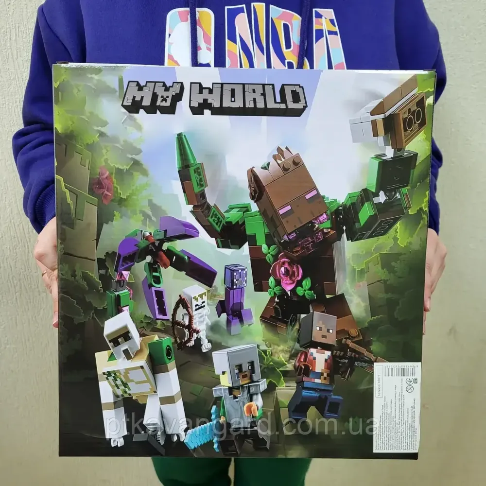 Конструктор блочный Майнкрафт чудовище из джунглей 501 деталь My World 60075 Хмельницкий - изображение 2