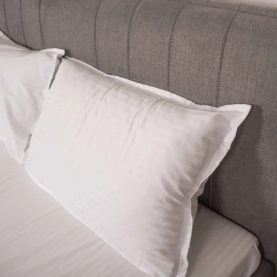 Постільна білизна Tiare White Сатин Страйп Кольоровий двоспальний (White_Stripe_dv) Вінниця - фото 2