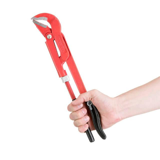 Ключ трубний, 1,5", 45° INTERTOOL XT-2115 Київ - фото 3