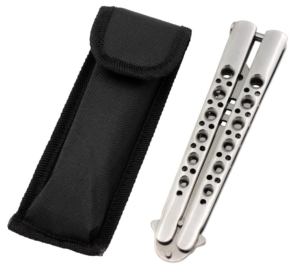 Нож бабочка Тренировочная Metalic AK1 Днепр - изображение 3