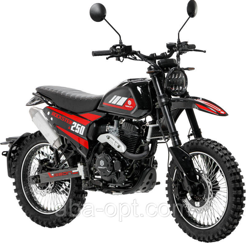МОТОЦИКЛ GEON Rockster 250 Об'єм 249 см3 шини 17"-17" 24,5 к.с купити в інтернет-магазині дешево Одеса - фото 7