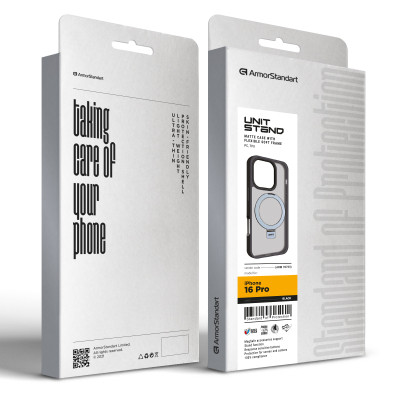 Чохол до мобільного телефона Armorstandart Unit Stand Apple iPhone 16 Pro Black (ARM78733) Вінниця - фото 2