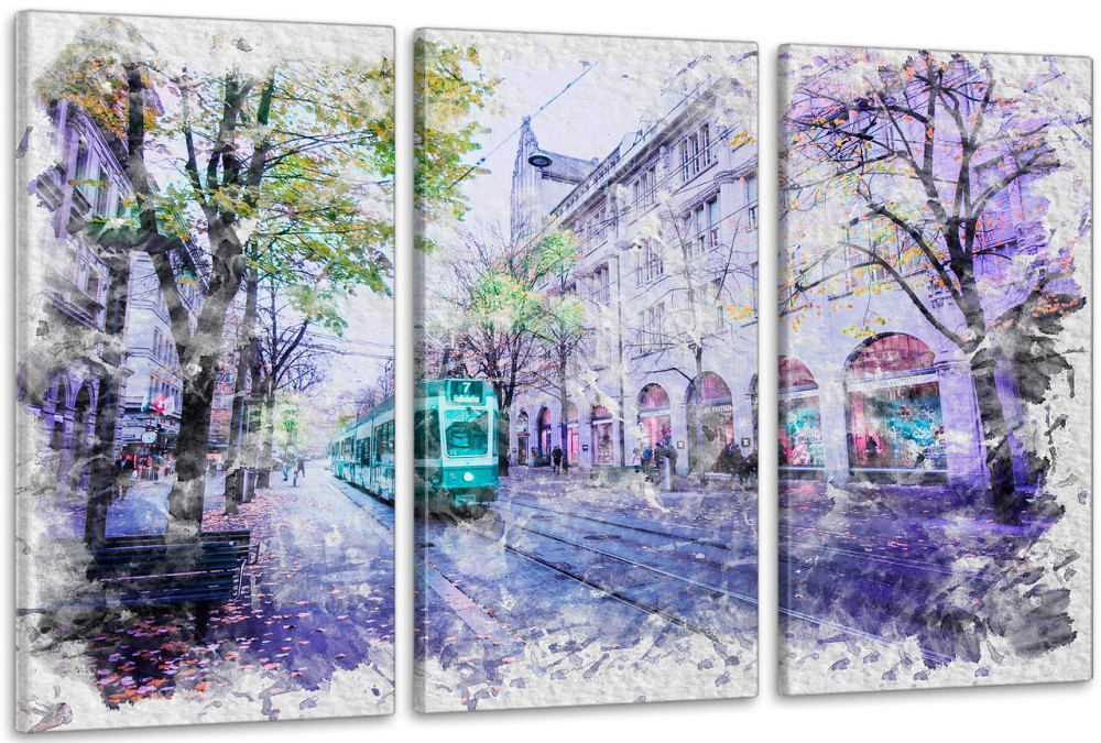 Модульна картина у вітальню/ спальню Місцевий колорит ART-222_3A 100х150 см Київ - фото 1