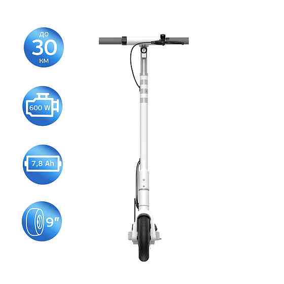 Електросамокат OKAI ES10-NEON Lite White 9", 300(600)W, 7.8Ah, 30km, 25km\h, 20%, NFC, App, 15kg Київ