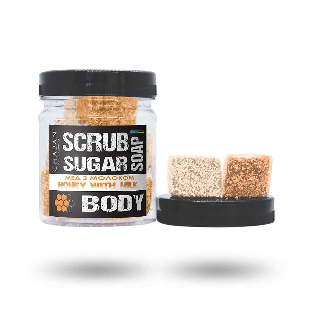 Мило-скраб для тіла Мед з молоком Chaban 200 мл Київ - фото 1