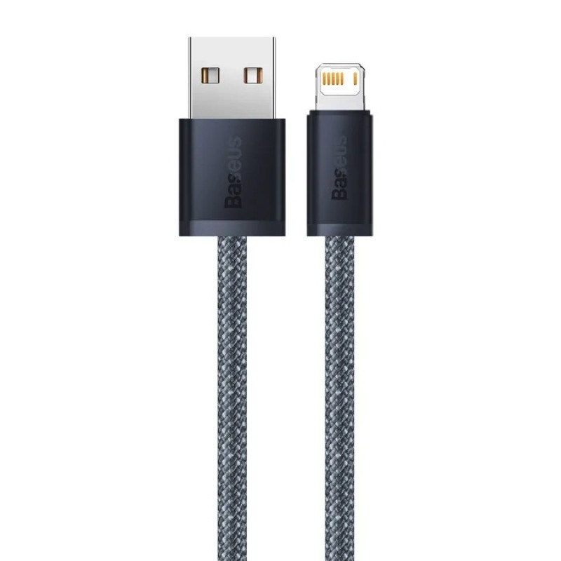 Кабель Baseus Dynamic Series Fast Charging Data Cable USB to iP 2.4A 2m Slate Gray Одеса - фото 4