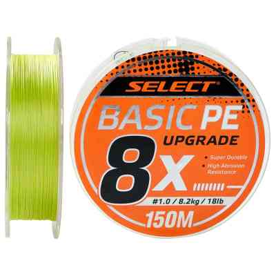 Шнур Select Basic PE 8x 150m Light Green 1.2/0.16mm 20lb/9.3kg (1870.31.40) Вінниця