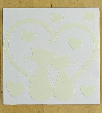 Люминесцентная наклейка 