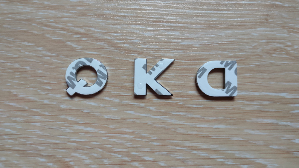 Металлические буквы Q .K .D на кузов авто не ржаве Киев - изображение 6