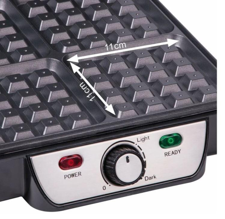 Вафельниця First FA-5305-3 чорний із сріблястим Харків - фото 4