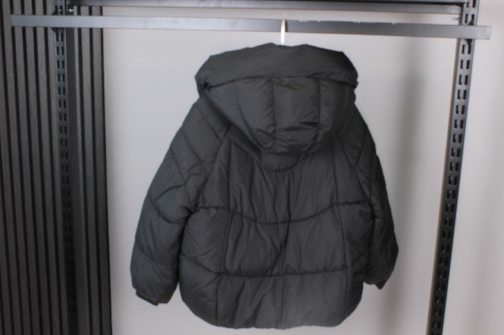Детская зимняя черная куртка для девочки подростка 158 Николаев - изображение 3