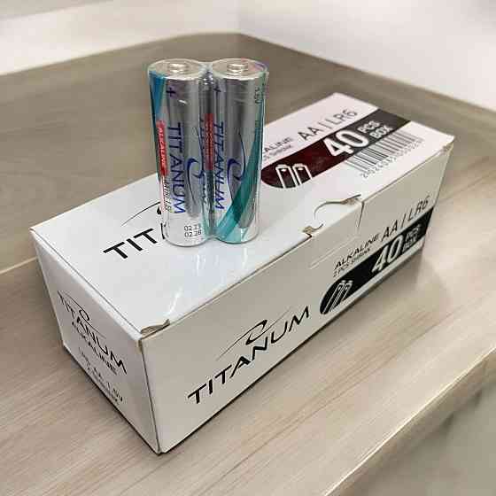 Батарейки Super Alkaline TITANUM AA/LR06 1.5V блок батарейок/40штук Харків