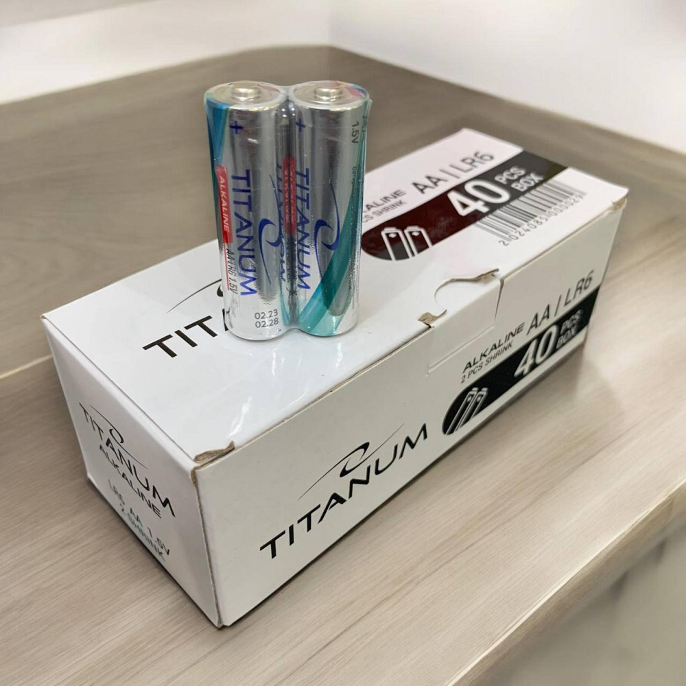 Батарейки Super Alkaline TITANUM AA/LR06 1.5V блок батарейок/40штук Харків - фото 1